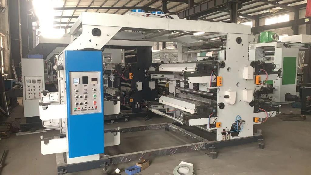 2 COLOUR FLEXO PRINTING MACHINE.