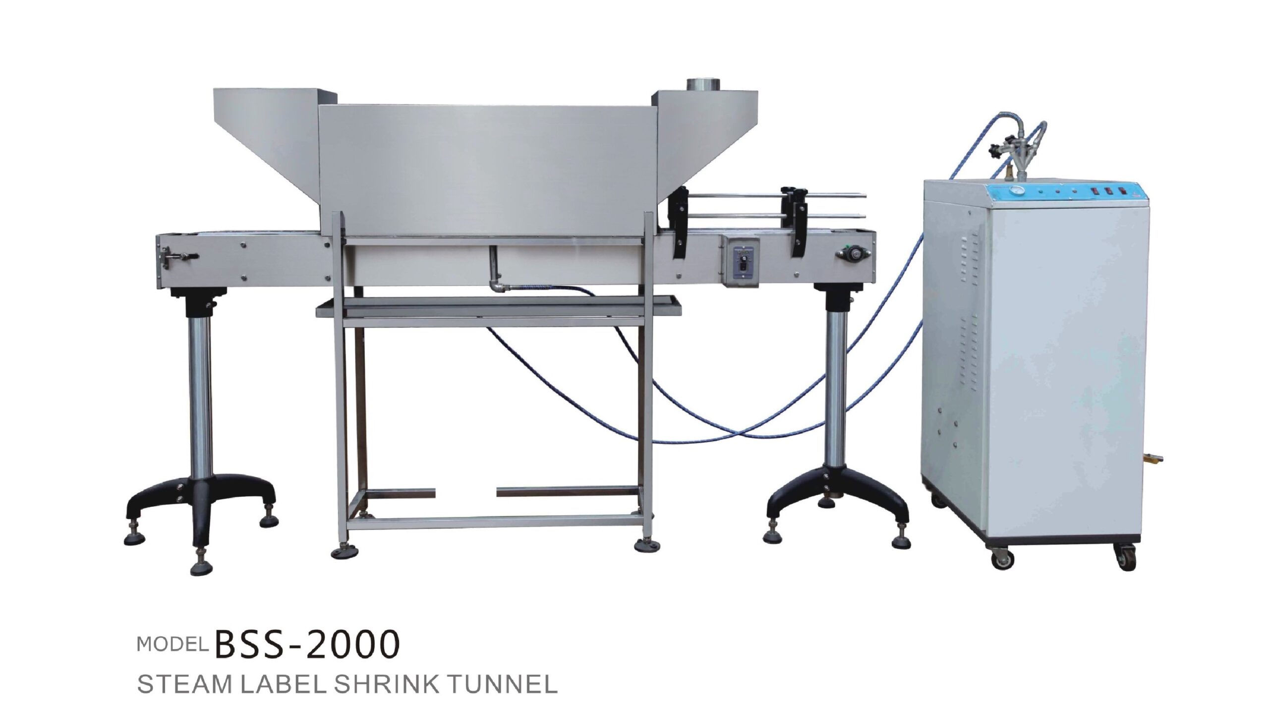 STEAM LABEL SHRINK TUNNEL